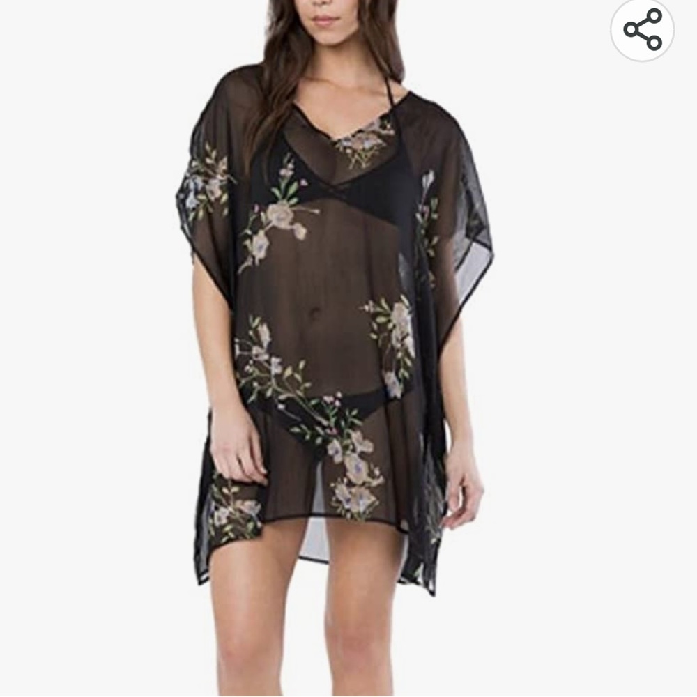O'Neill Women's Floral Swimsuit Coverup (Black)